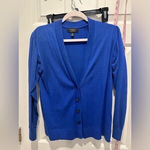 Banana Republic Forever Sweater Royal Blue Cardigan